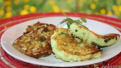 кабачковые оладушки с семолиной