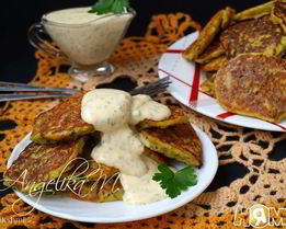 Кабачковые оладьи с морковью