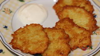 Картофельные оладьи
