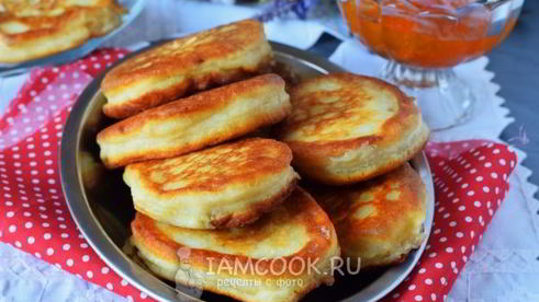 классические оладьи на кефире