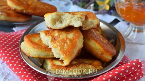 классические оладьи на кефире