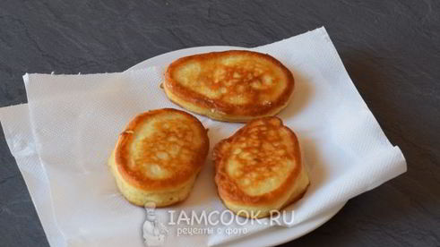 классические оладьи на кефире