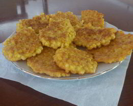 Кукурузные оладьи