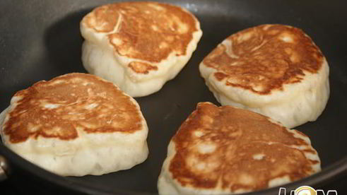 лимонные дрожжевые оладьи