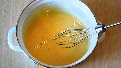 молочные оладьи на желтках