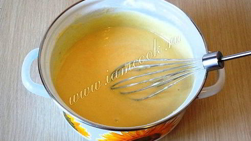 молочные оладьи на желтках