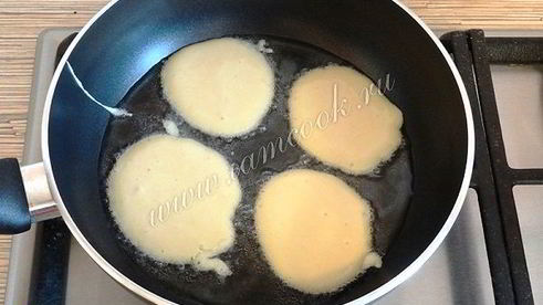 молочные оладьи на желтках