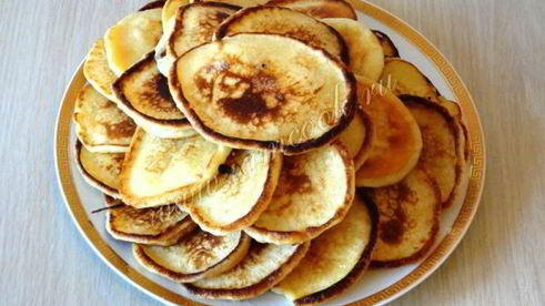 молочные оладьи на желтках