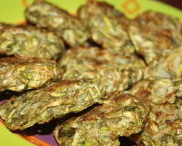 Оладушки из кабачков в духовке