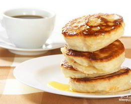 Оладушки с яблоками