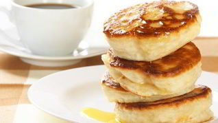 Оладушки с яблоками