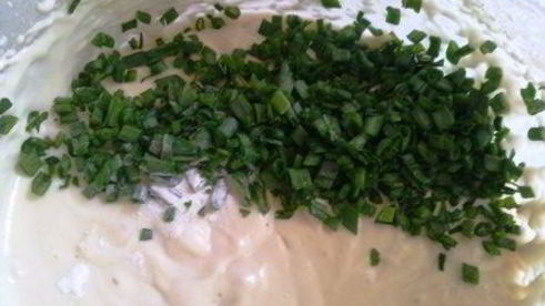 оладушки с зеленым луком