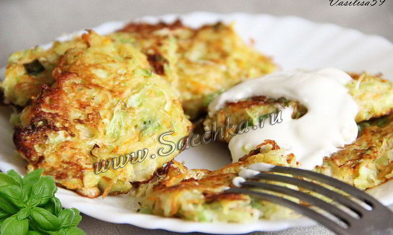 Рецепт оладий без муки