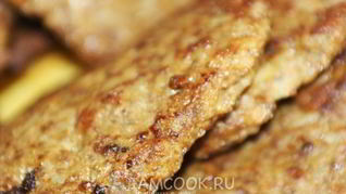 Оладьи из говяжьей печени