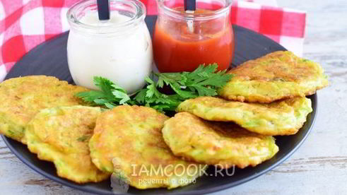 оладьи из кабачков на кефире