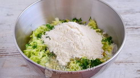 оладьи из кабачков на кефире