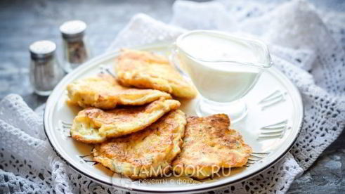 оладьи из куриной грудки с майонезом