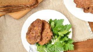 Оладьи из свиной печени