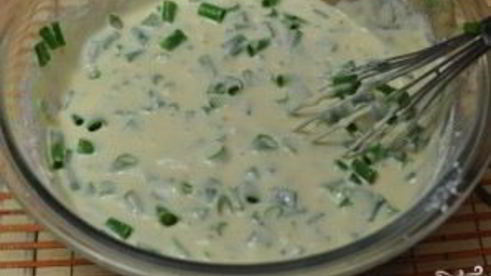 оладьи из зеленого лука