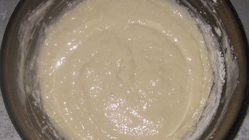 оладьи на кефире с яблоком