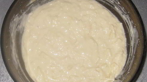 оладьи на кефире с яблоком