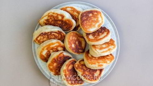 оладьи на простокваше без яиц