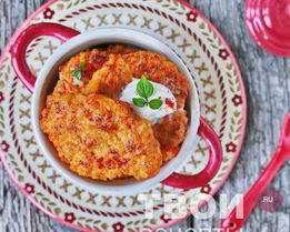 Оладьи с фаршем