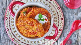 Оладьи с фаршем