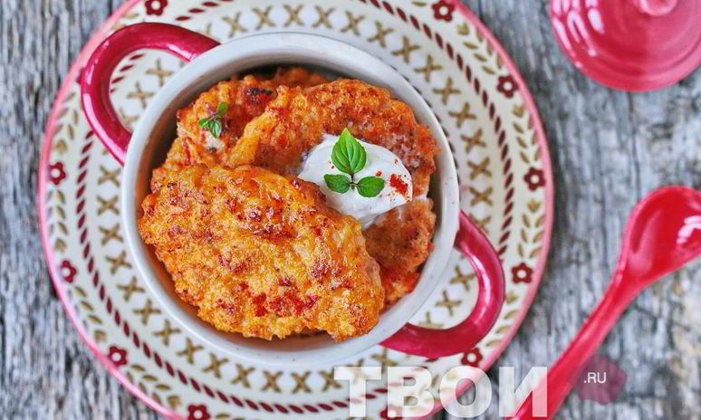 Рецепт оладий с фаршем