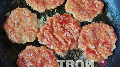 оладьи с фаршем