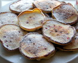 Оладьи с облепихой