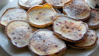 Оладьи с облепихой