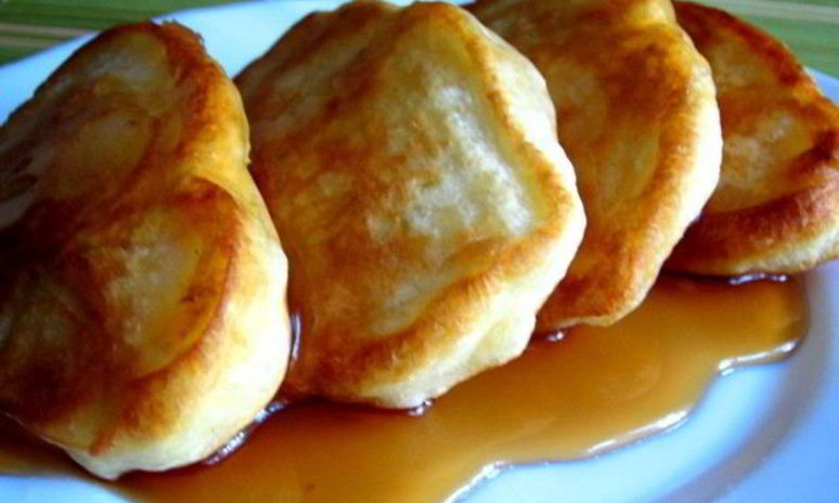 Рецепт оладий с яблоком