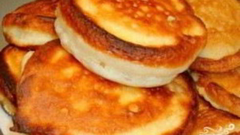 оладьи с яблоком