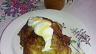 Сладкие кабачковые оладушки