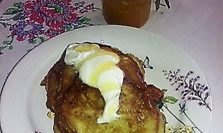 Рецепт сладких кабачковых оладушек