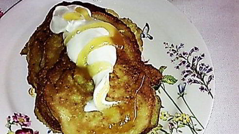 сладкие кабачковые оладушки