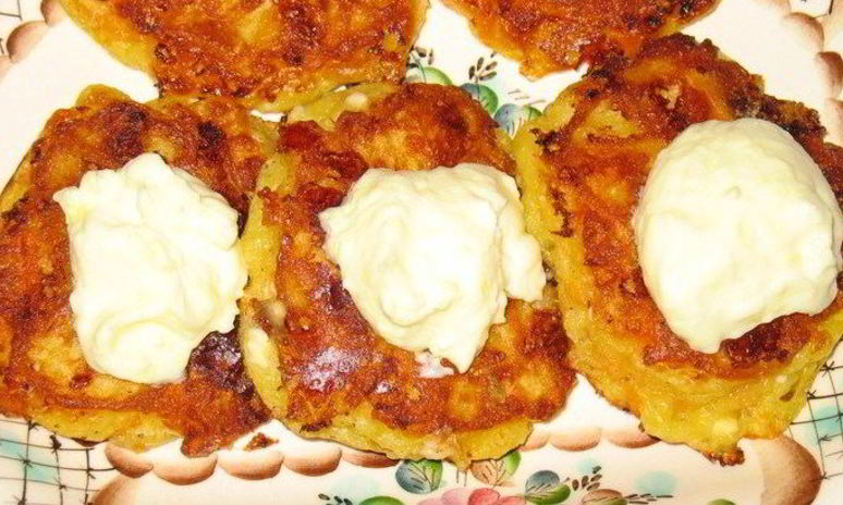 Рецепт сырных оладий