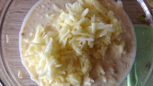 яблочные оладьи с овсянкой