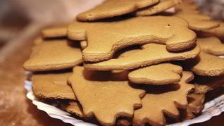 Имбирное печенье с какао