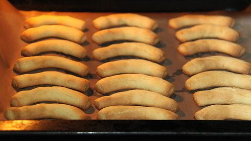 итальянское кукурузное печенье крумири