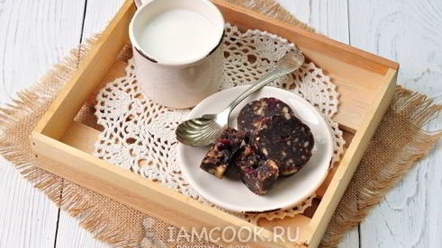 колбаска сливочная с печеньем