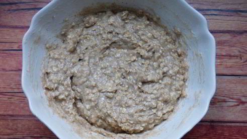 овсяно-ржаное банановое печенье