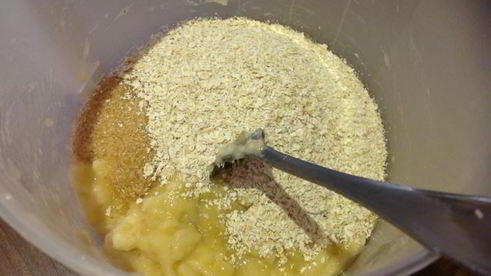 овсяное печенье из бананов