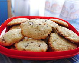 Овсяное печенье с шоколадом