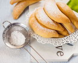 Печенье Бананы с творожной начинкой