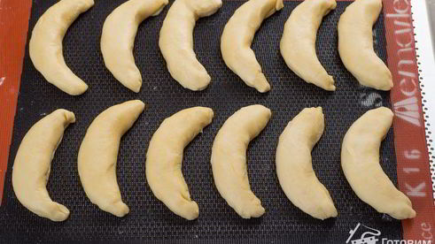 печенье бананы с творожной начинкой