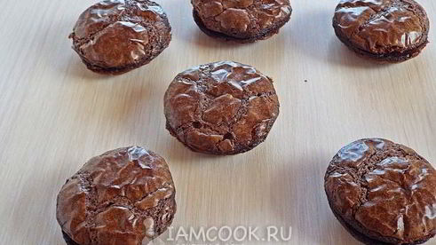 печенье брауни с начинкой