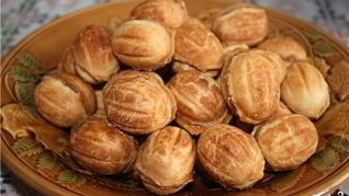 Печенье Орешки со сгущенкой