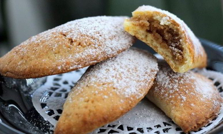 Рецепт печенья равиоли с ореховой начинкой